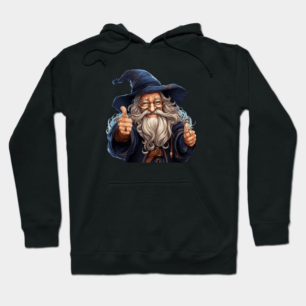 Cool Wizard 2 Hoodie by ZombieTeesEtc